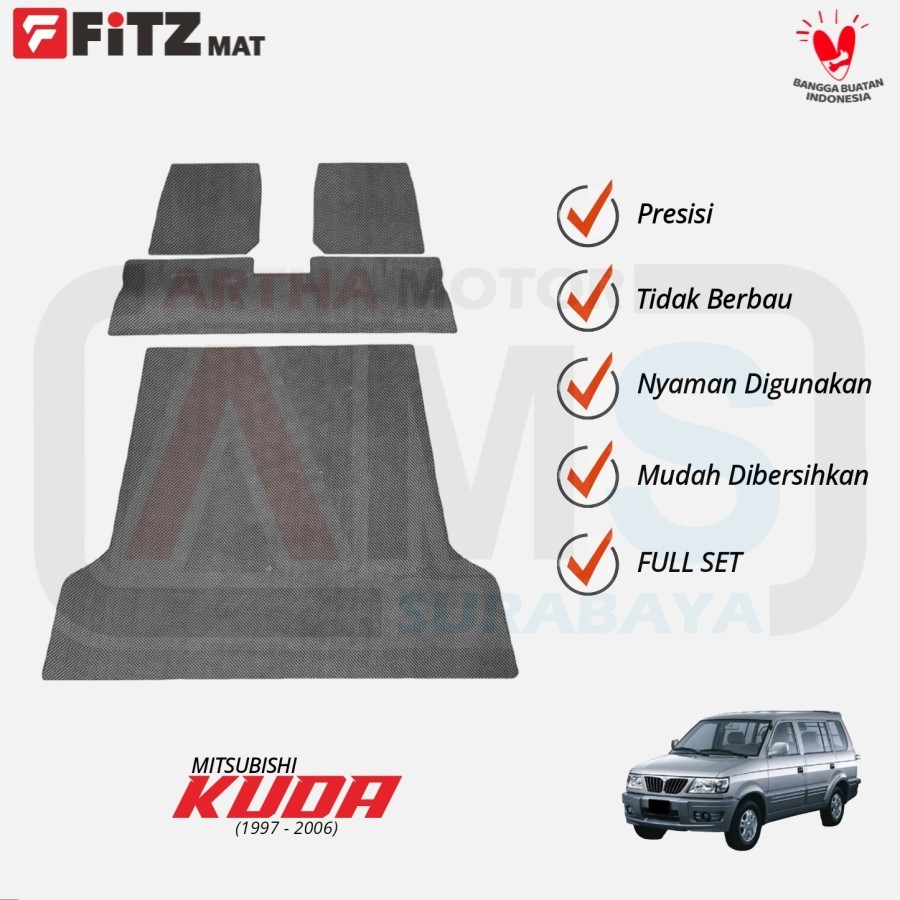 Foam Carpet Semi Rubber Floor Mat Mitsubishi Horse Car By FITZ Shopee