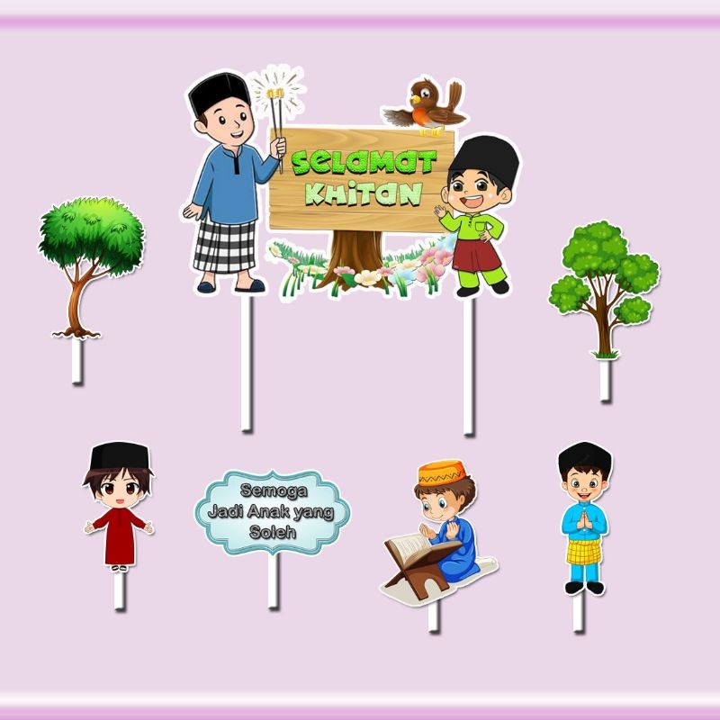 Cake topper cake decoration happy circumcision edition / happy ...