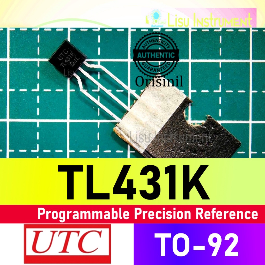 TL431K-T92-B Programmable Precision Reference TL431 TO-92 UTC ORIGINAL ...