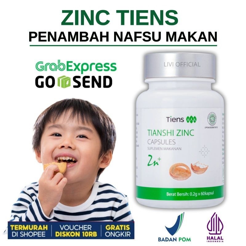 Zinc Tiens Vitamin Appetite Enhancer For Children Aged 6 Months And ...