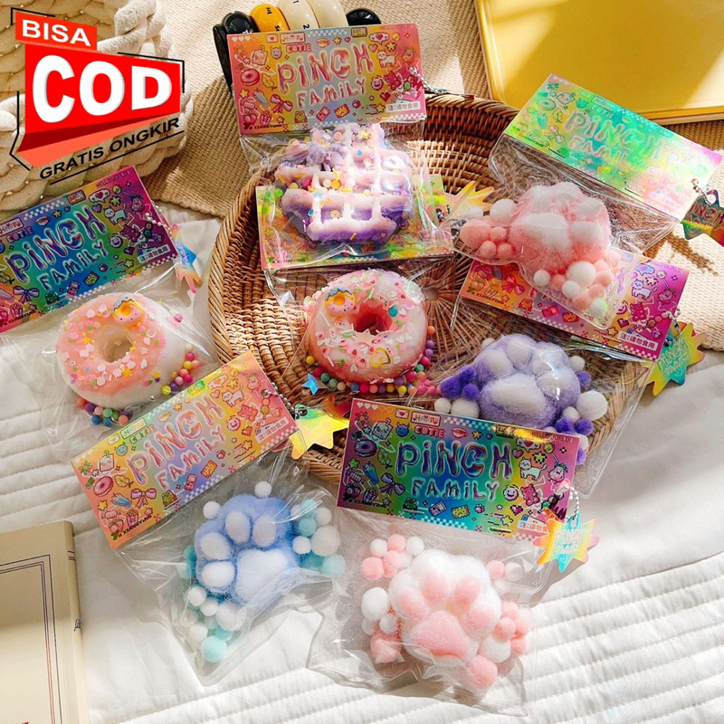 Taba Squishy Paw Hamster Donut Dessert Characters Many Cute Chewy