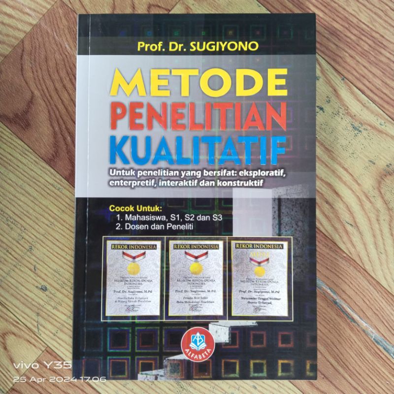 Book, Qualitative Research Method. (Prof. Dr. Sugiyono) | Shopee Malaysia