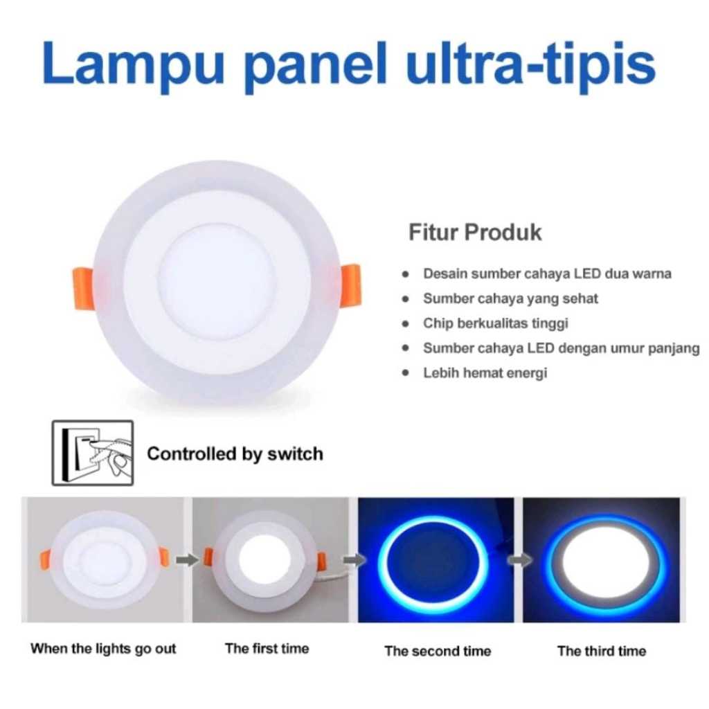 DL LED Downlight LED Panel 6+3 Watt RGB With Remote Control/ Ceiling ...