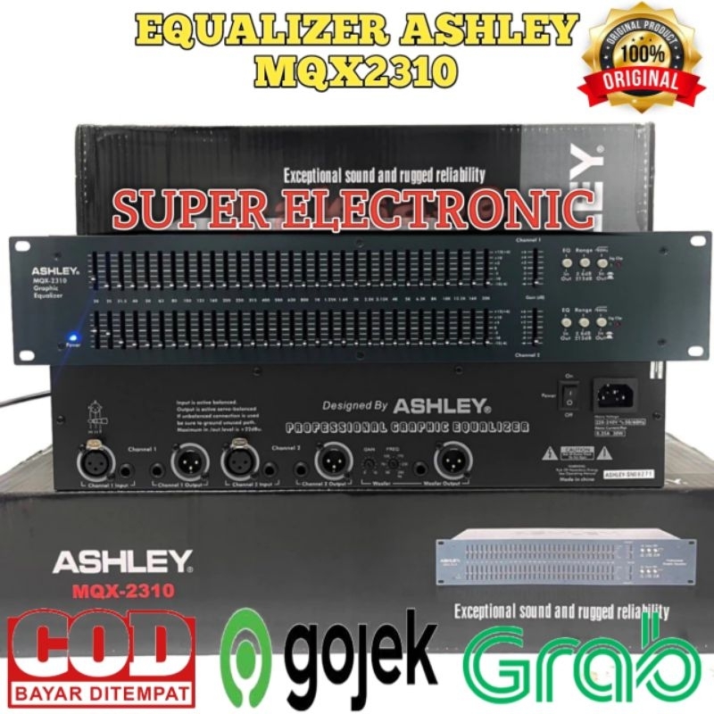 Equalizer Ashley Mqx2310 Original 2x31 Channel Official Warranty