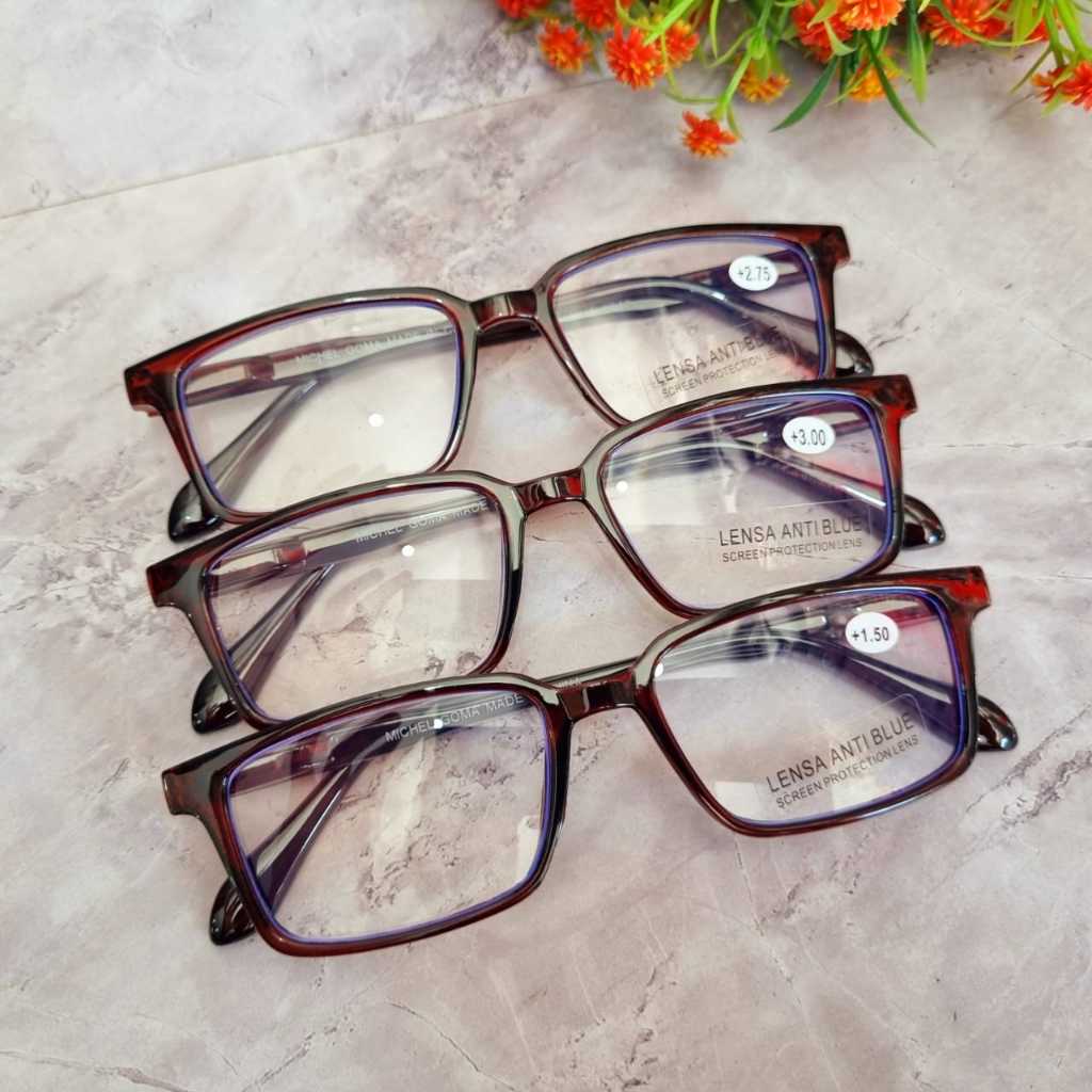 Reading Glasses PLUS Nearsighted GG200D(+)/Anti-Radiation Reading ...