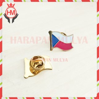 Czech Flag Pin Czech Country Flag Pin Czech Flag Pin - Harapan Mulya ...