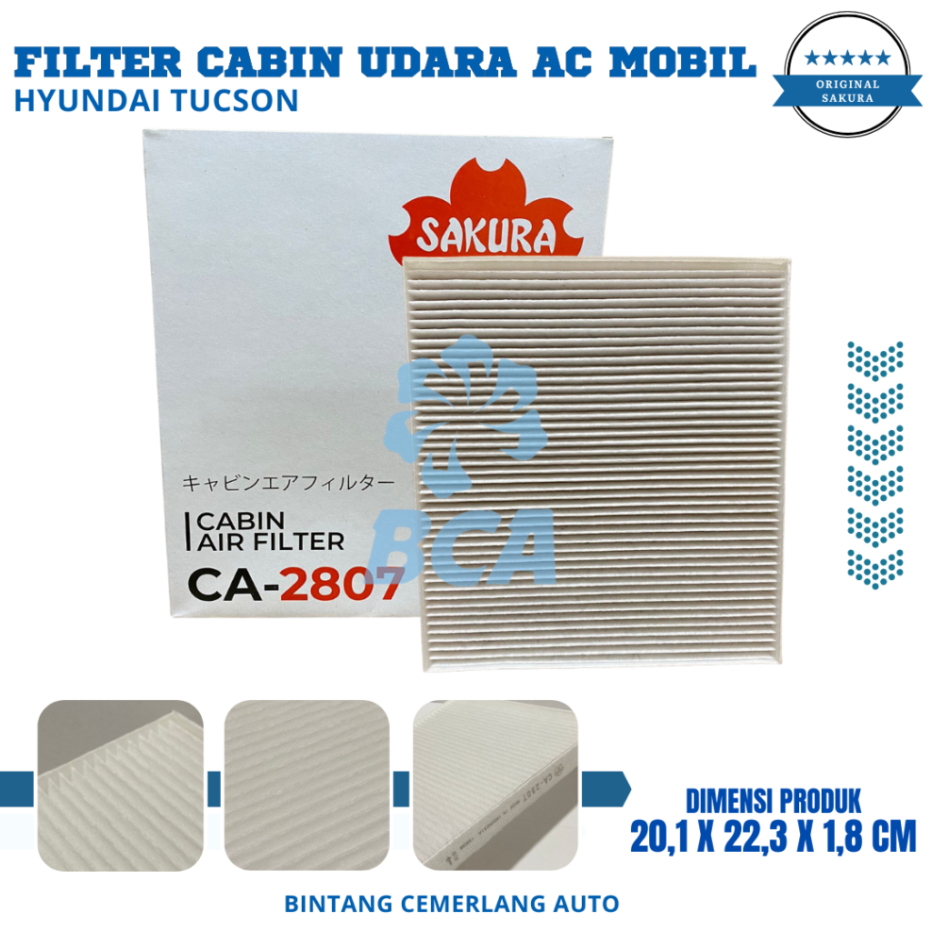 OEM AC Cabin Air Filter For Hyundai Kia Genesis (2009-2024) – 97133J5000 Replacement