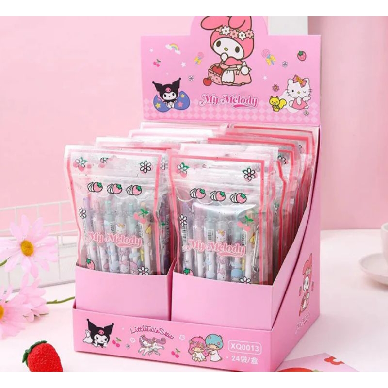 Sanrio my melody Pens/ Sanrio mix gel Pens kuromi pompurin my melody ...