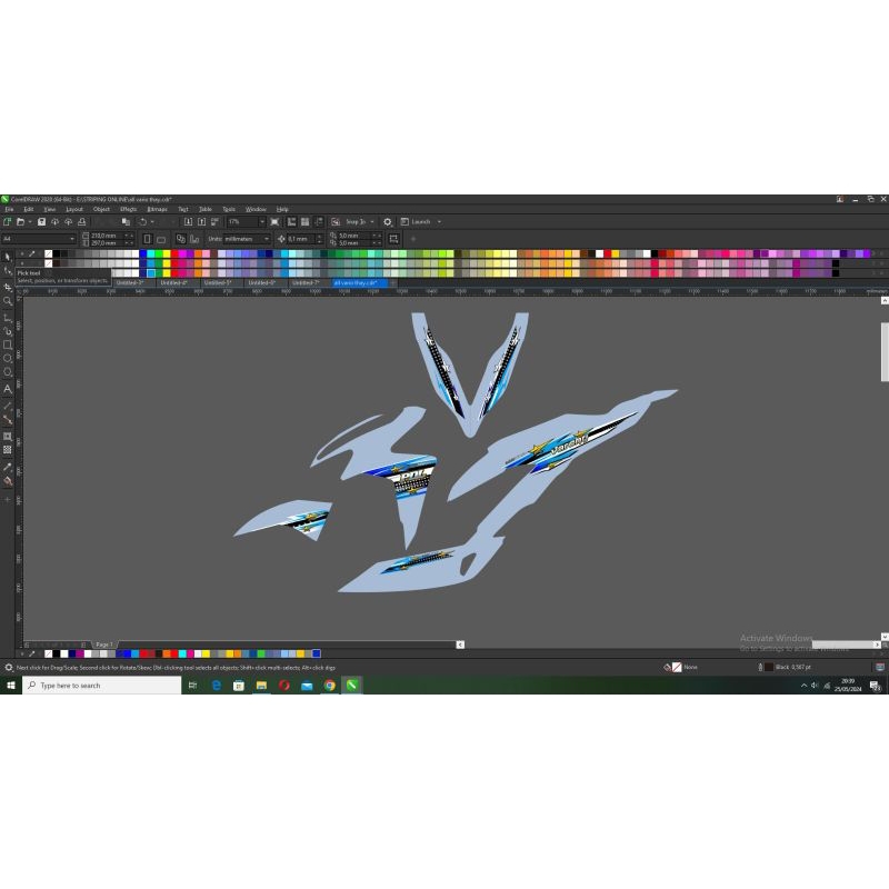 Transparent vario 125/150 custom Script | Shopee Malaysia