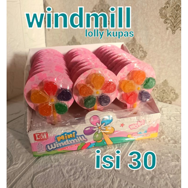 WINDMILL fan lollipop candy, 30 pcs | Shopee Malaysia