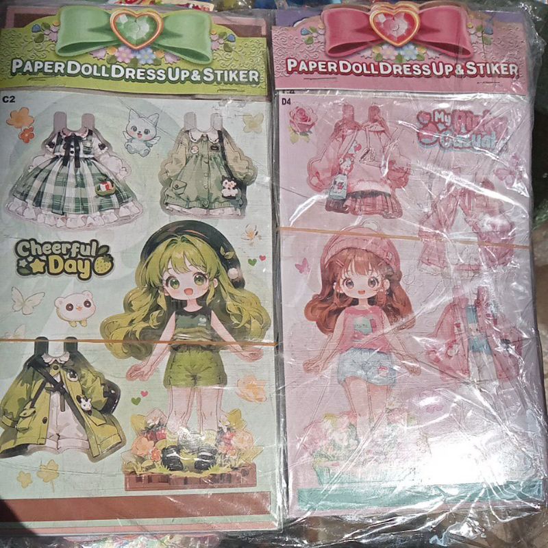 Paper DOLL DRESS UP & Stickers | Shopee Malaysia