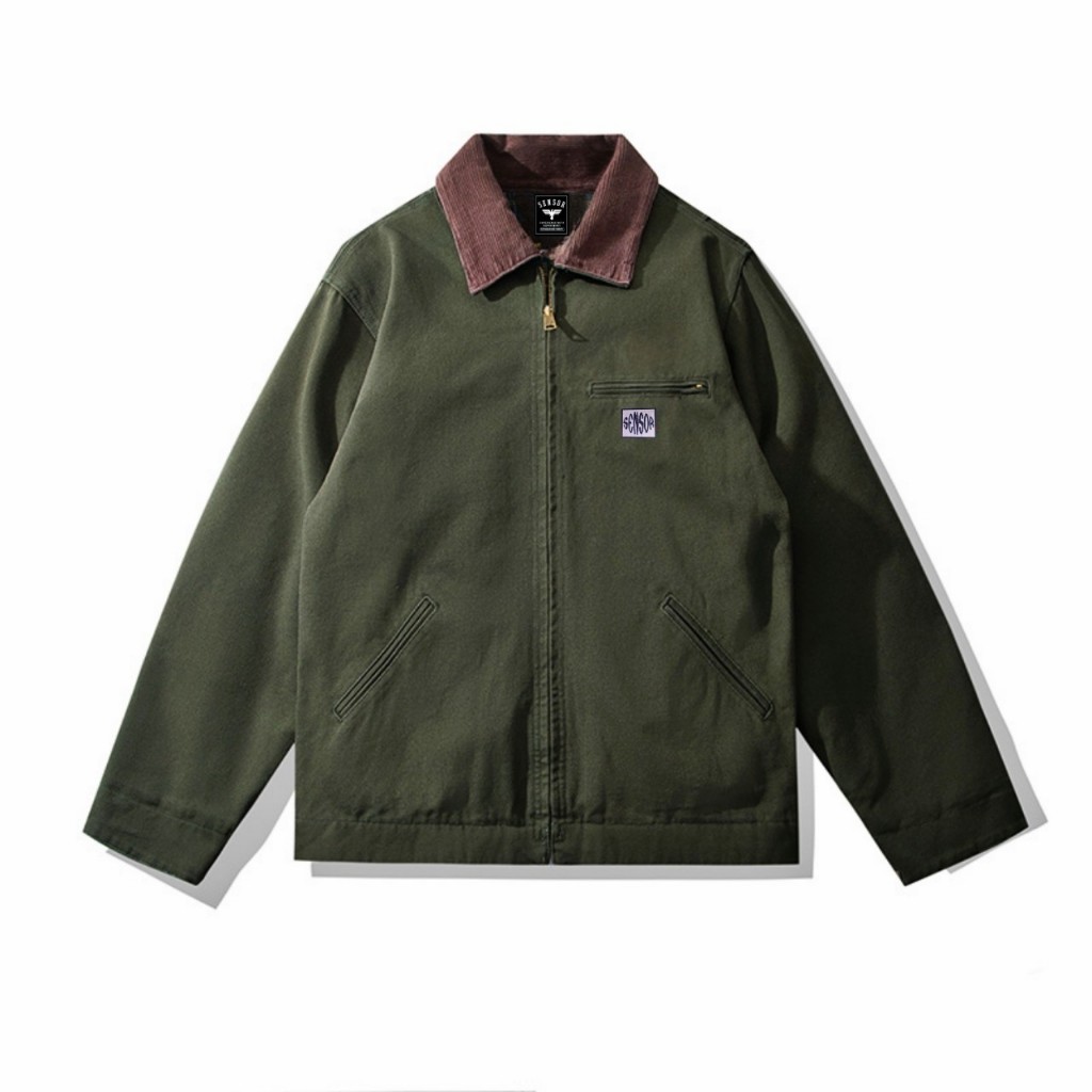 Canvas Sensor Work Jacket Ring - Army | Shopee Malaysia