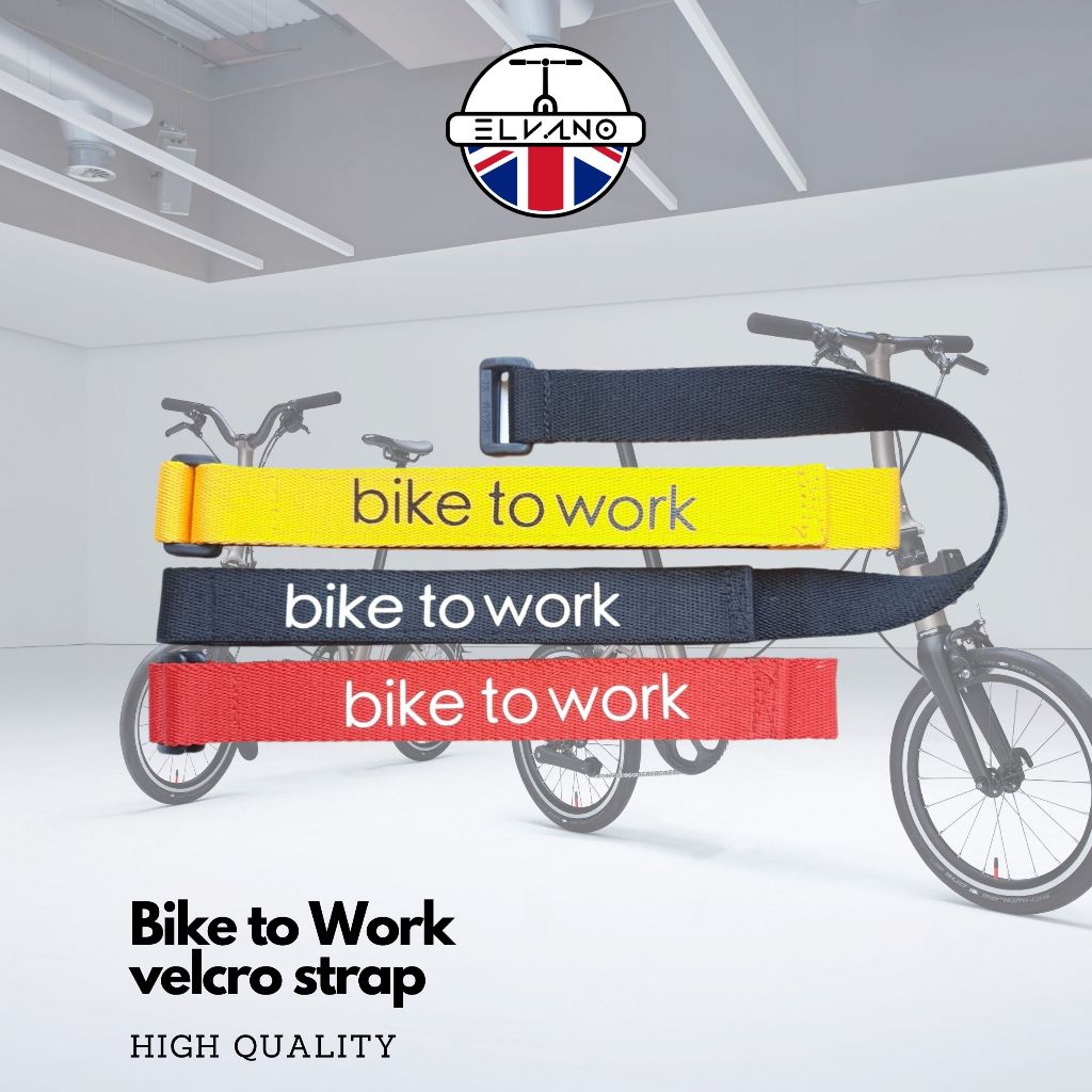 Velcro STRAP MULTIFunction Rim Fastener Folding BIKE MOTIF BIKE TO