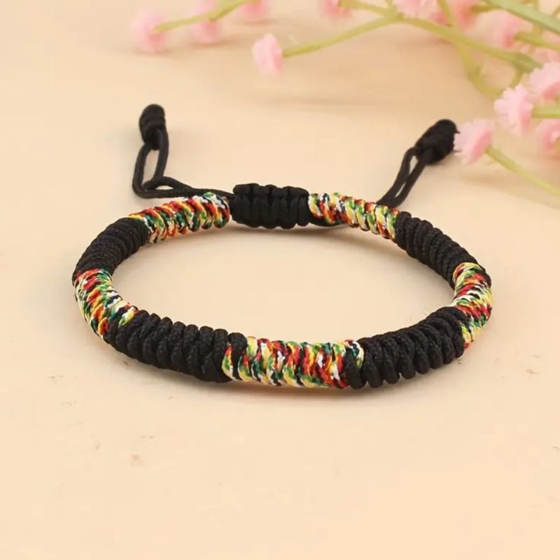 Original Tibetan Bracelet Tibetan Pancawarna Lucky Bracelet Chinese ...