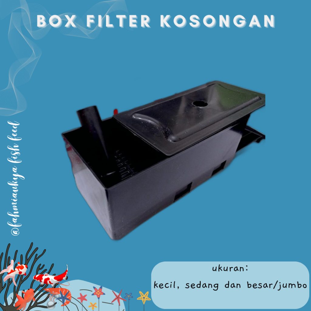 Empty Aquarium Box Filter Media | Small, Medium, Large/Jumbo Sizes ...