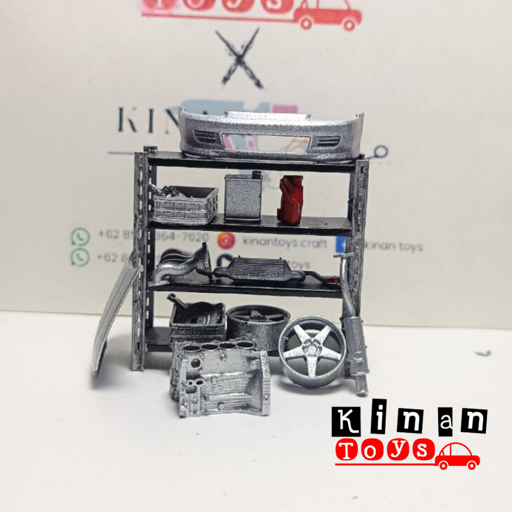 1: scale spare parts rack for workshop dioramas | Shopee Malaysia