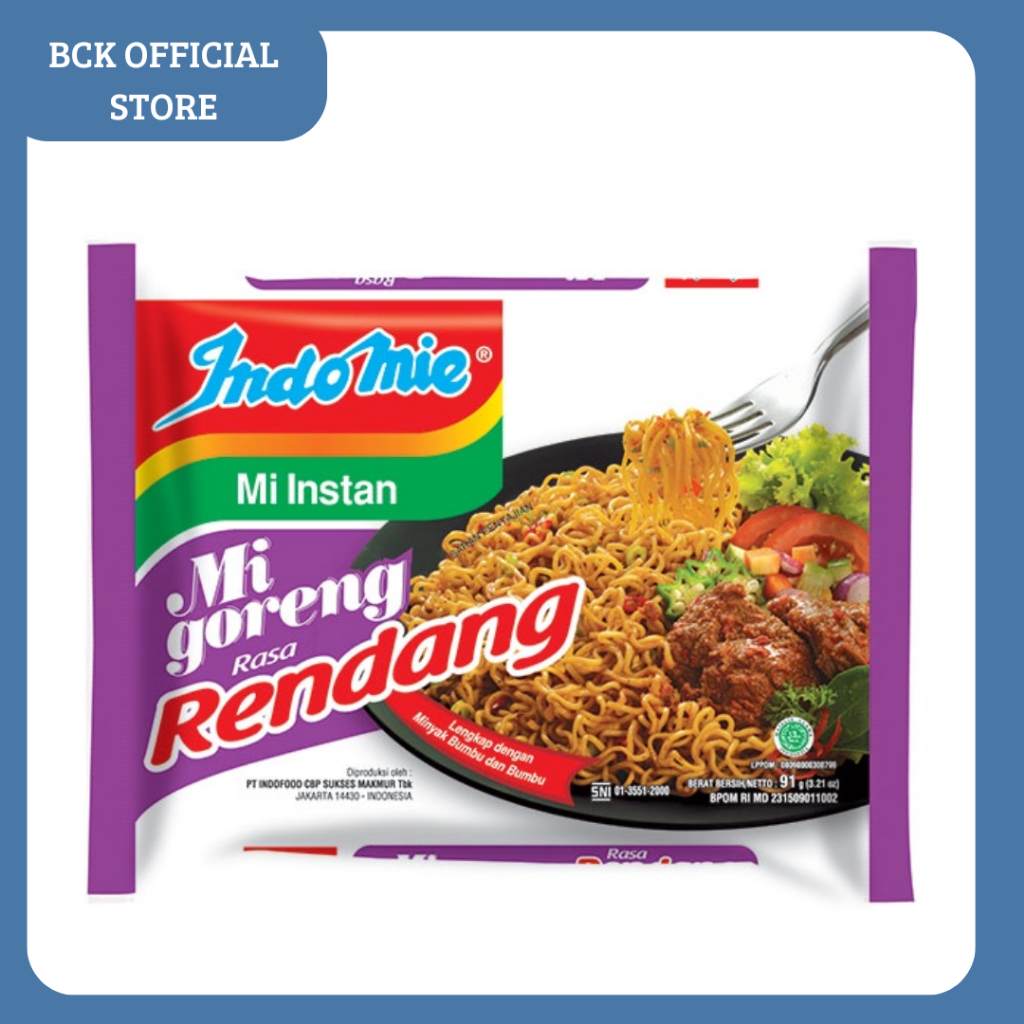 Indomie Fried Rendang 90gr (PCS) | Shopee Malaysia