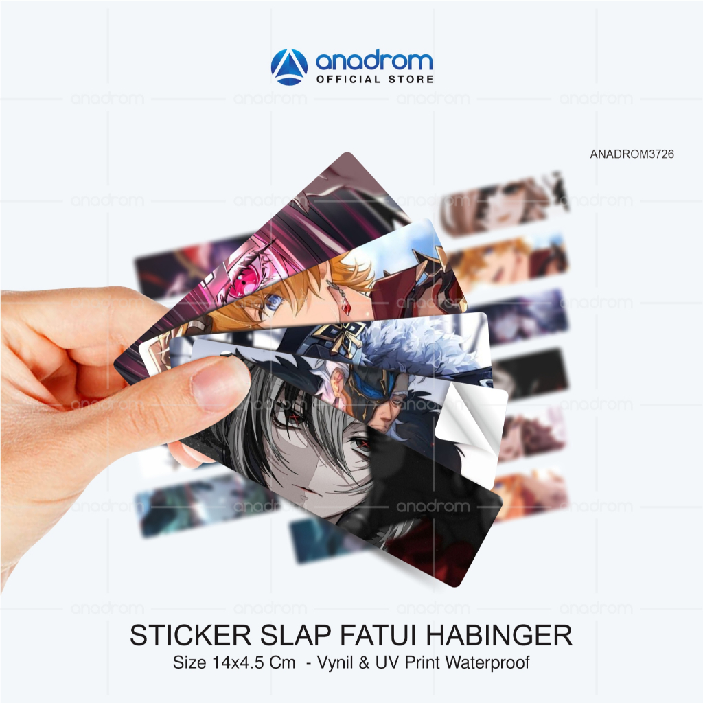 Genshin Impact Slap Sticker | Fatui Habinger Slap Character Sticker ...