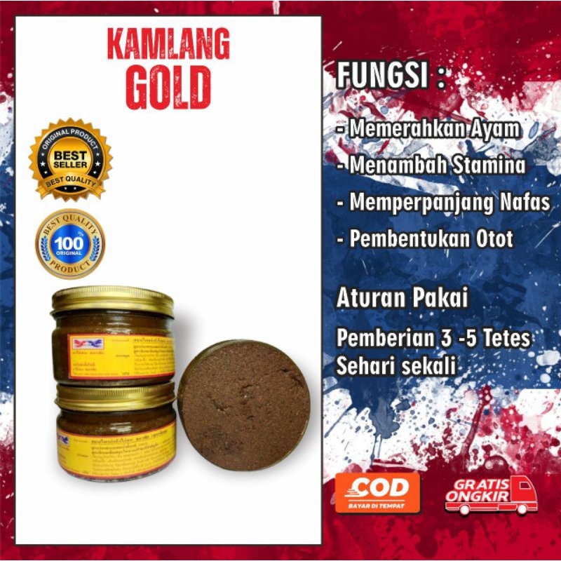 Kamlang Wet Gold VIP Gold Platinum Black Original Thailand | Shopee ...