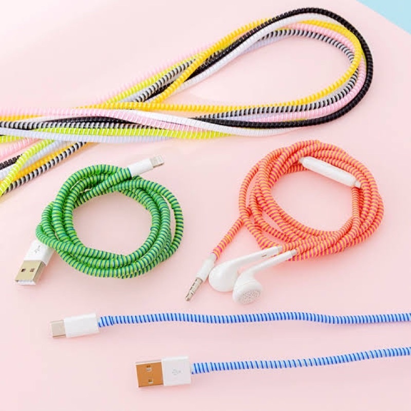 [Bs320] 2-tone Color Cable Protector/Cable Protector | Shopee Malaysia