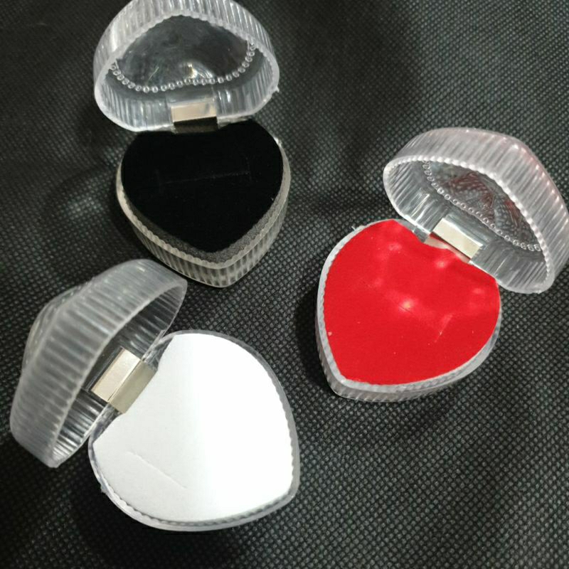 Transparent wedding engagement ring box jewelry ring box | Shopee Malaysia