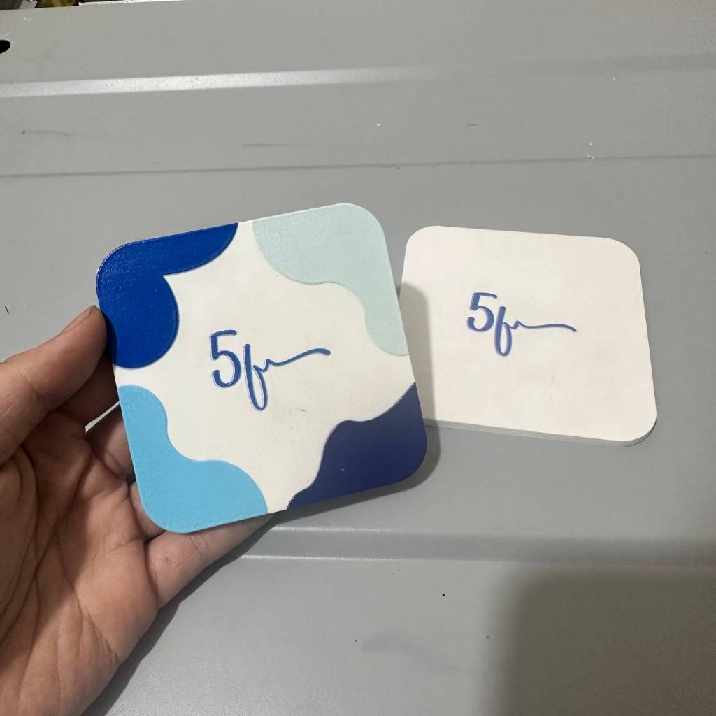 Square Rubber Coasters Custom Cup Coasters Silicone Coasters | Shopee ...