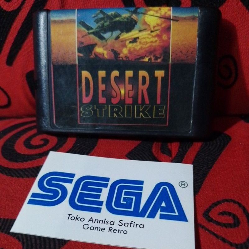 Jeu Sega Megadrive Desert Strike - Version Originale Complète (boîte + Notice) - Bon état