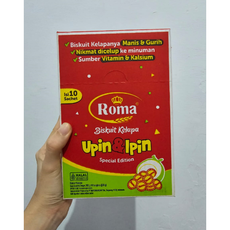 Roma Coconut Biscuits Sachet Saset (contains 10 Sachets) | Shopee Malaysia