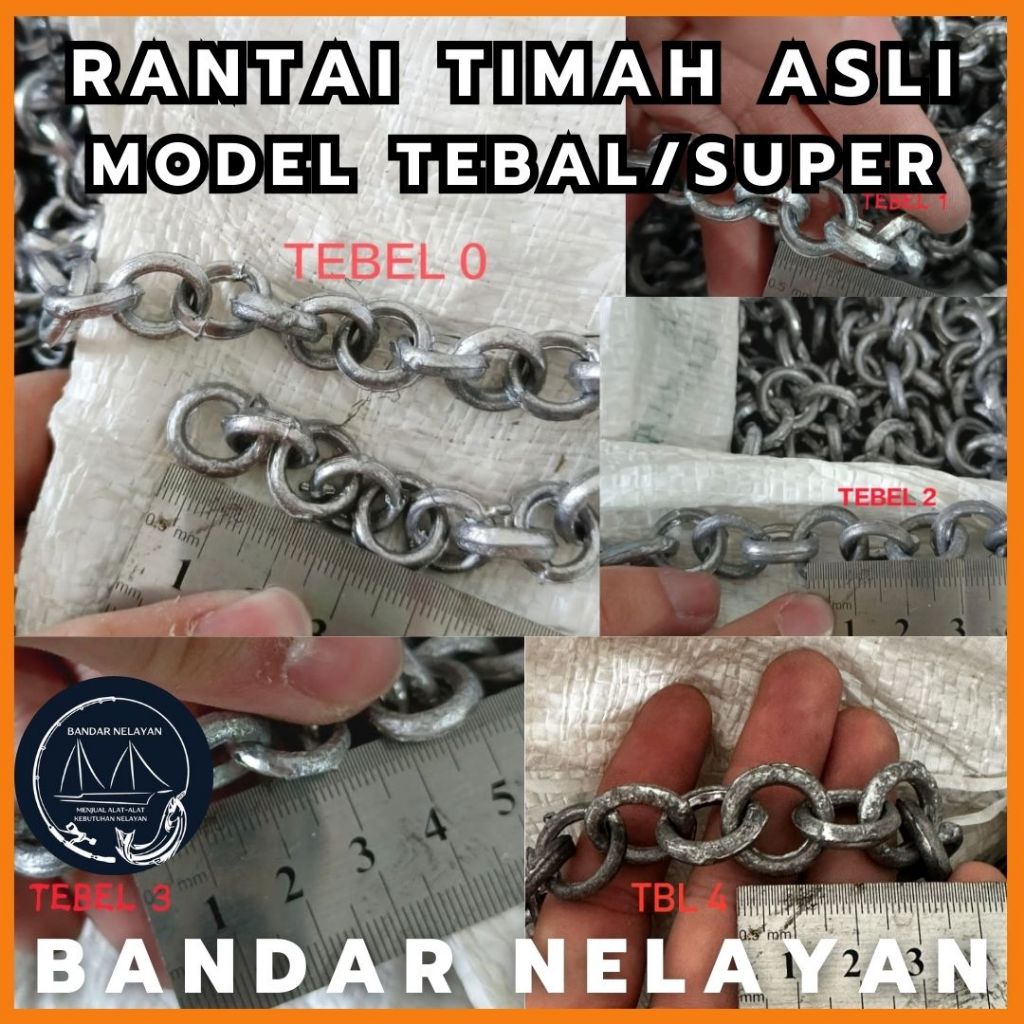 Original Tin Chain, THICK/SUPER Weight Mesh Model | Shopee Malaysia