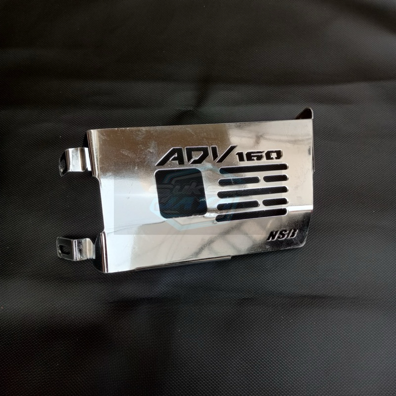 MESIN Engine Cover Engine Protector Chrome Stainless Adv160 Vario160