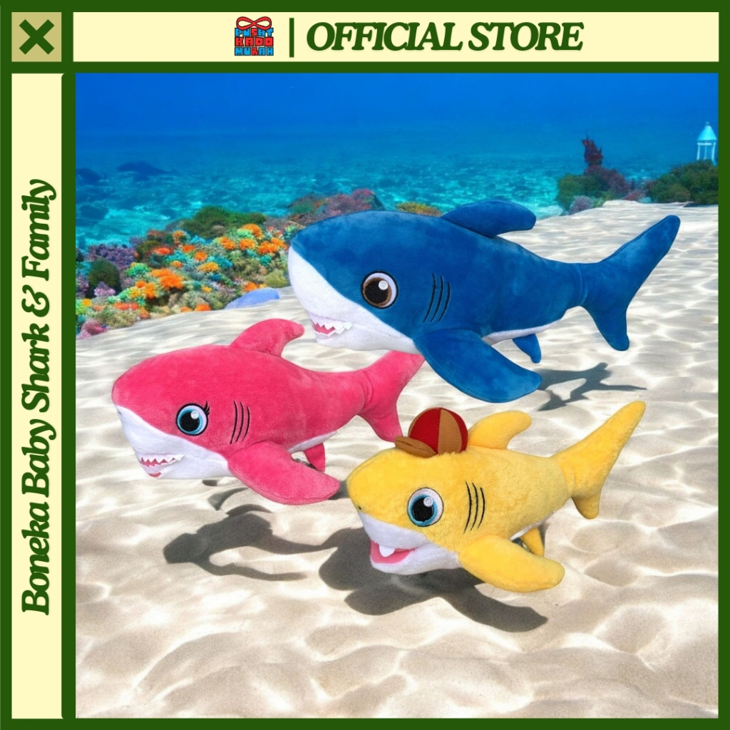 Baby Shark Doll Daddy Shark Mommy Shark doo doo doo doo doo doo Shopee Malaysia