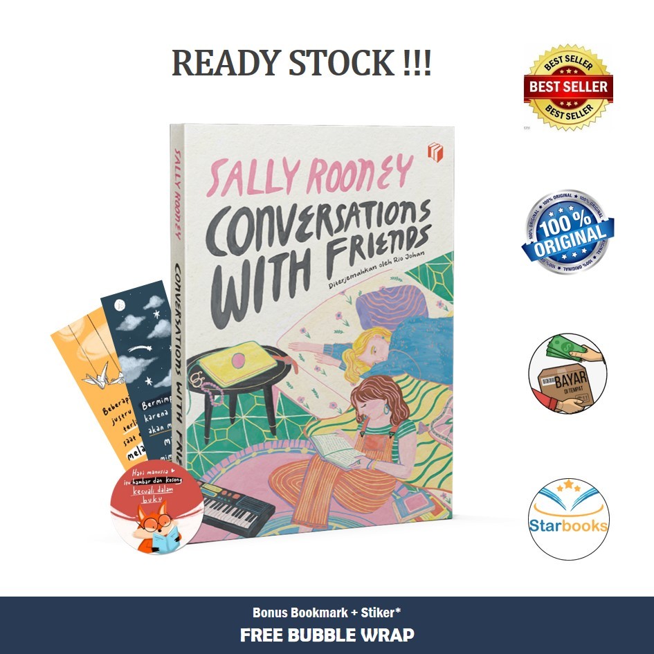 Conversaton Book With Friends by Sally Rooney - Shira (Fiction ...