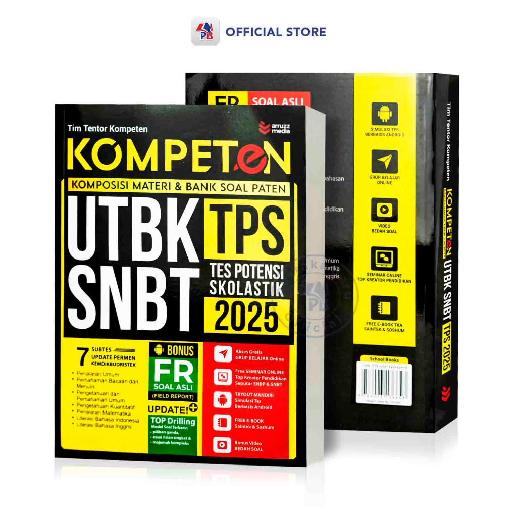 UTBK SNBT TPS 2025 Book / Competent UTBK SNBT TPS 2025 - 7 Subtests ...
