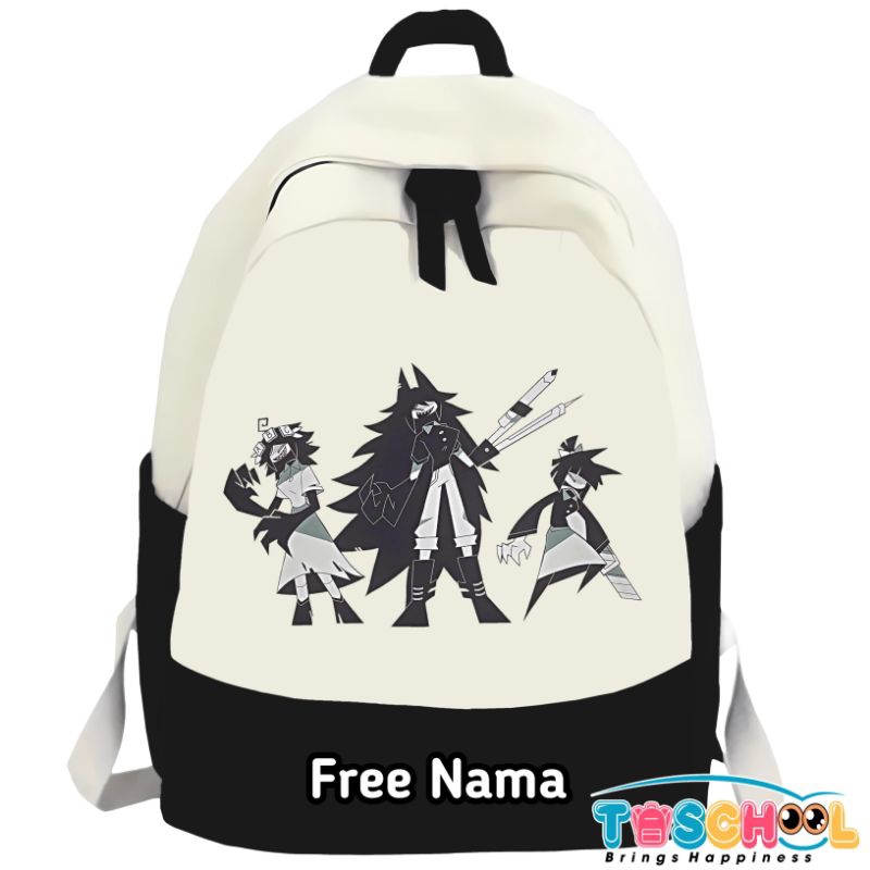 Children's BACKPACK FUNDAMENTAL PAPER EDUCATION MISS CIRCLE FREE NAME ...