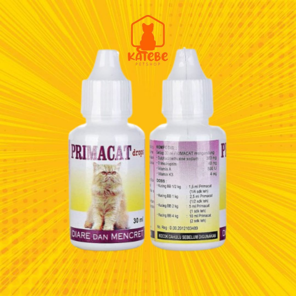 Primacat Drug Cat Diarrhea 30ml Shopee Malaysia