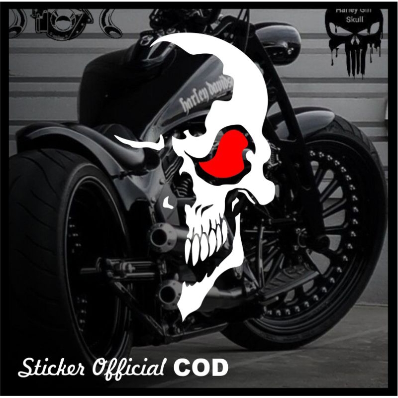 Z6 sticker, skull sticker (cutting sticker) | Shopee Malaysia