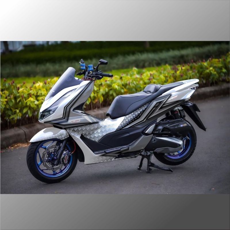 Sticker decal full body honda pcx 160/150 decal full Block honda pcx ...