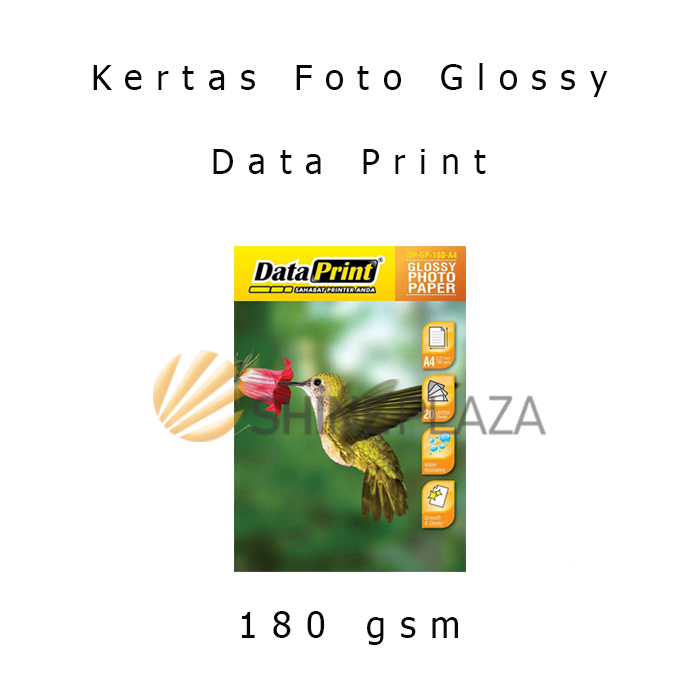 Glossy Photo Paper DataPrint A4 180gr - 180 gsm Print Data Photo Paper ...
