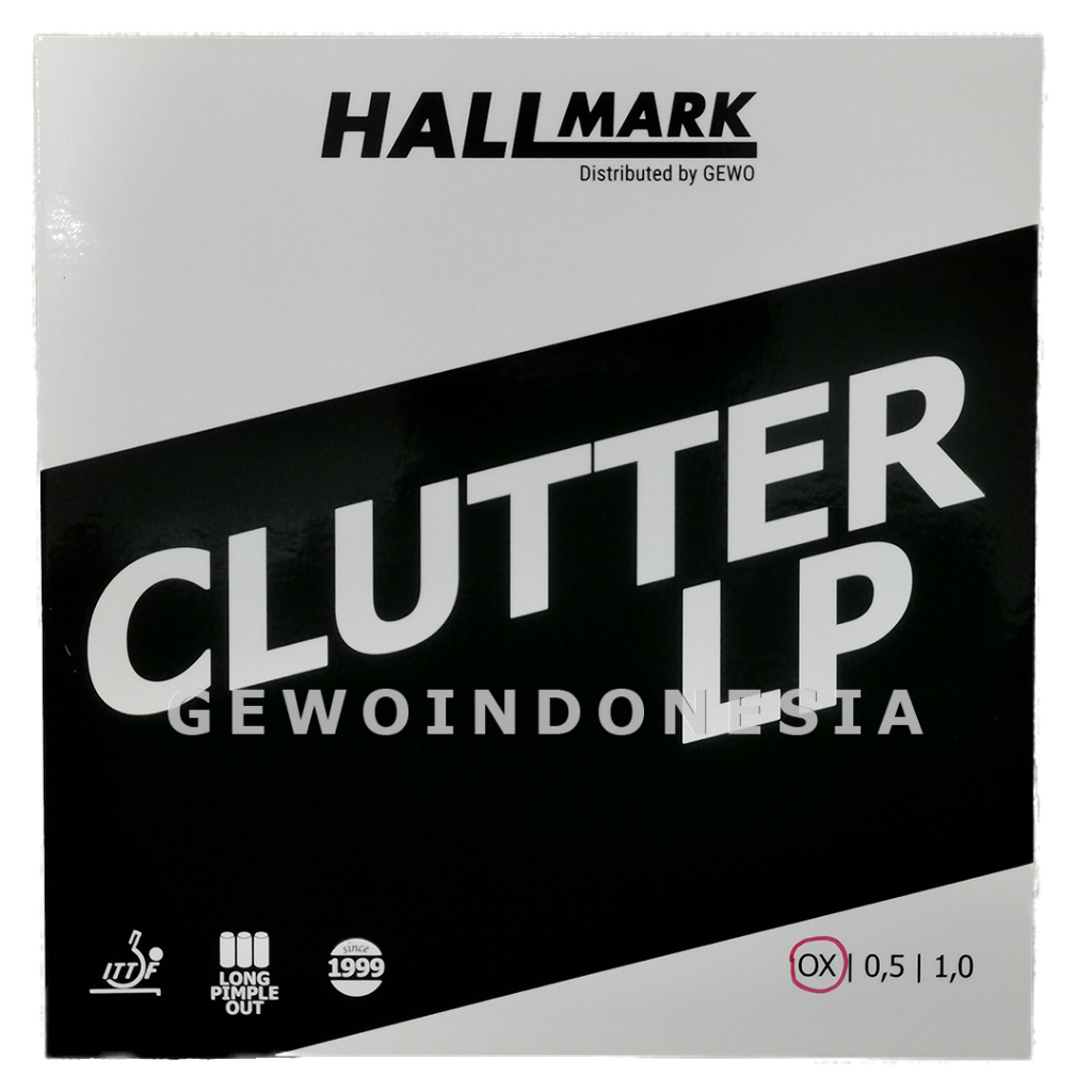 Hallmark Clutter LP OX Rubber Table Tennis Pingpong Long Pips Rubber Bet Bat Long Spots