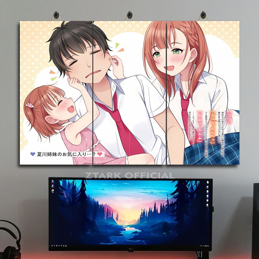 HIASAN DINDING KAYU Wooden Room Poster Waifu Picture The Dreaming Boy ...