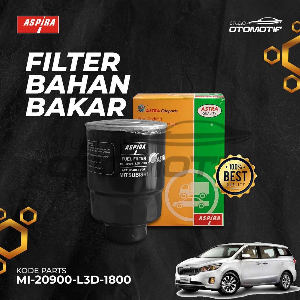 Aspira FUEL FILTER SOLAR SEDONA CARNIVAL MI20900L3D FUEL FILTER