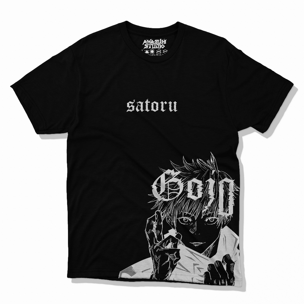 Gojo Satoru Anime Clothes | Akasuki.studio | Anime T-Shirt | Jjk ...