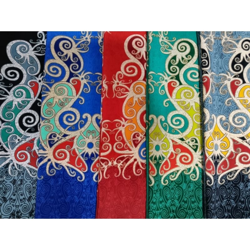Kalimantan dayak batik fabric, soft material S05 | Shopee Malaysia
