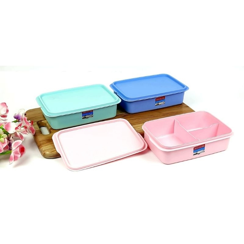 Alexis 3piece pastel Color lunch box/catering pastel 3piece lunch box