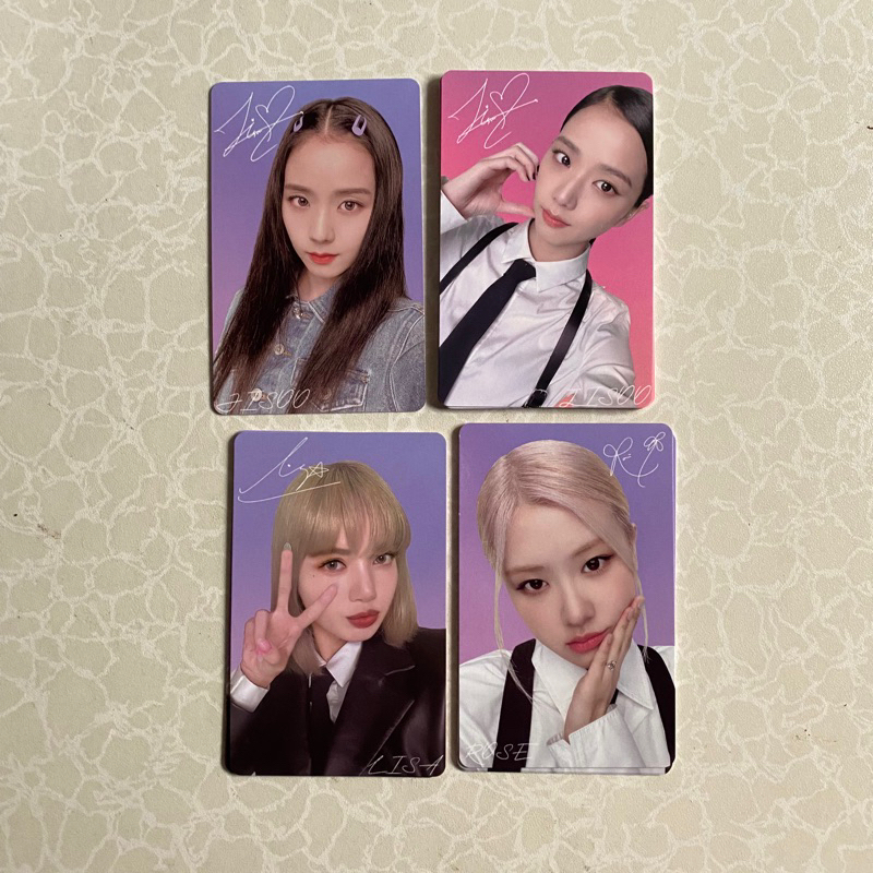 Official PHOTOCARD SELCA BLACKPINK THE GIRLS | Shopee Malaysia