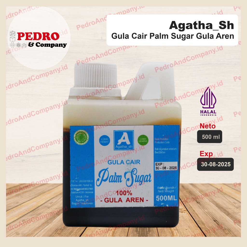 Agatha Liquid sugar Palm sugar Palm sugar brown sugar 500ml Shopee
