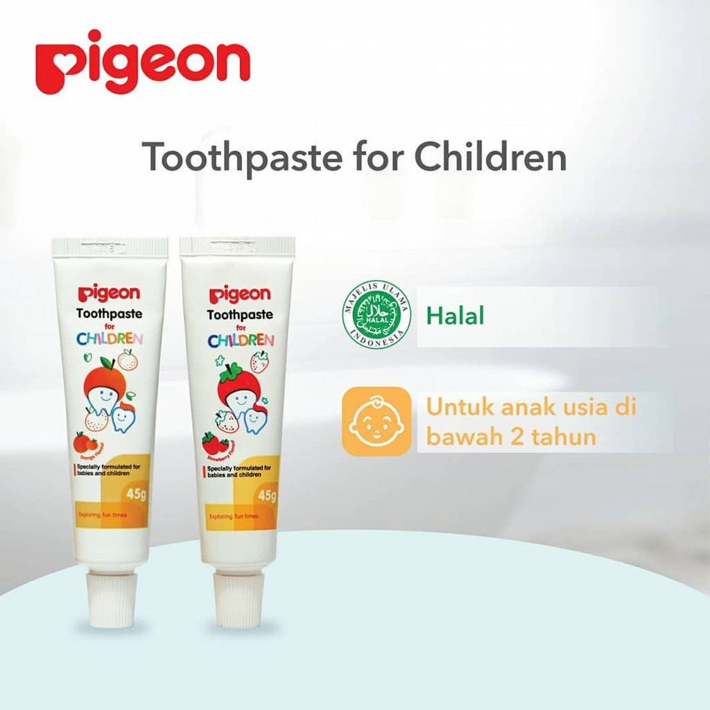 Ok_ngeng (ORI) PIGEON Toothpaste 45GRAM || Toothpaste For Children ...
