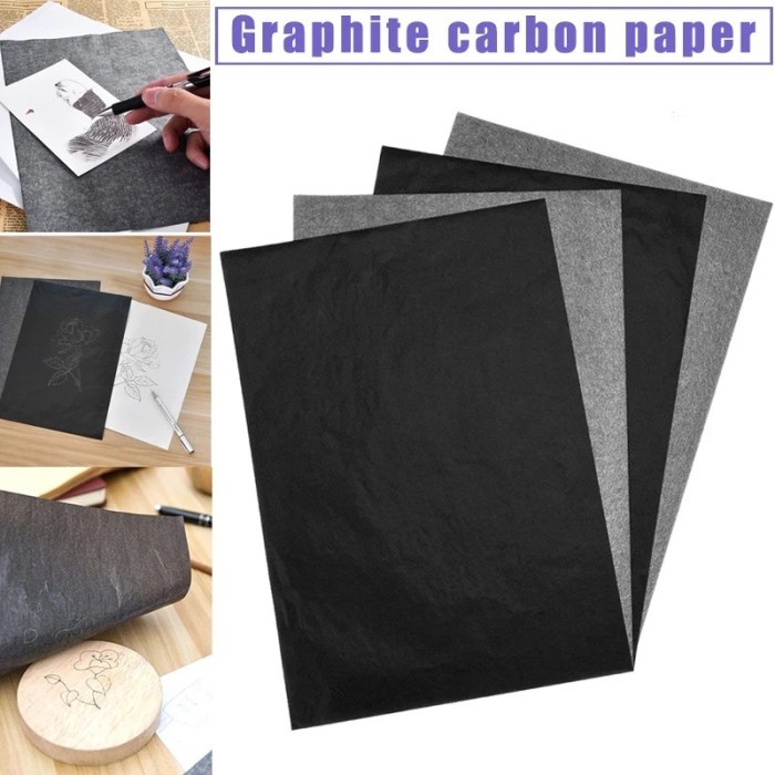 Carbon Paper Carbon Transfer Paper 2 Sheets Shopee Malaysia