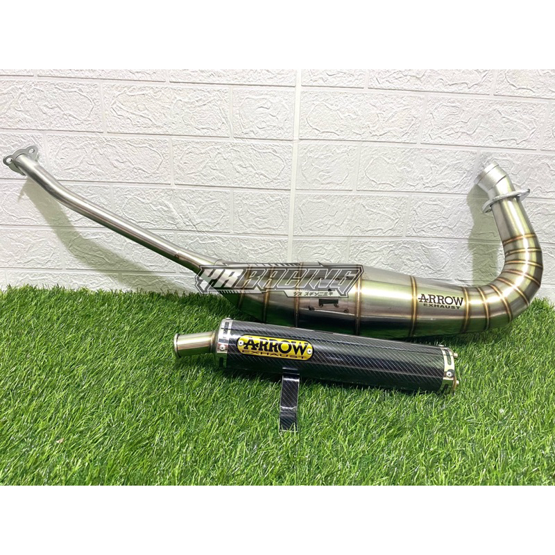 Ninja 150 SS R RR ARROW exhaust Carbon Cobra sticker, standard step ...