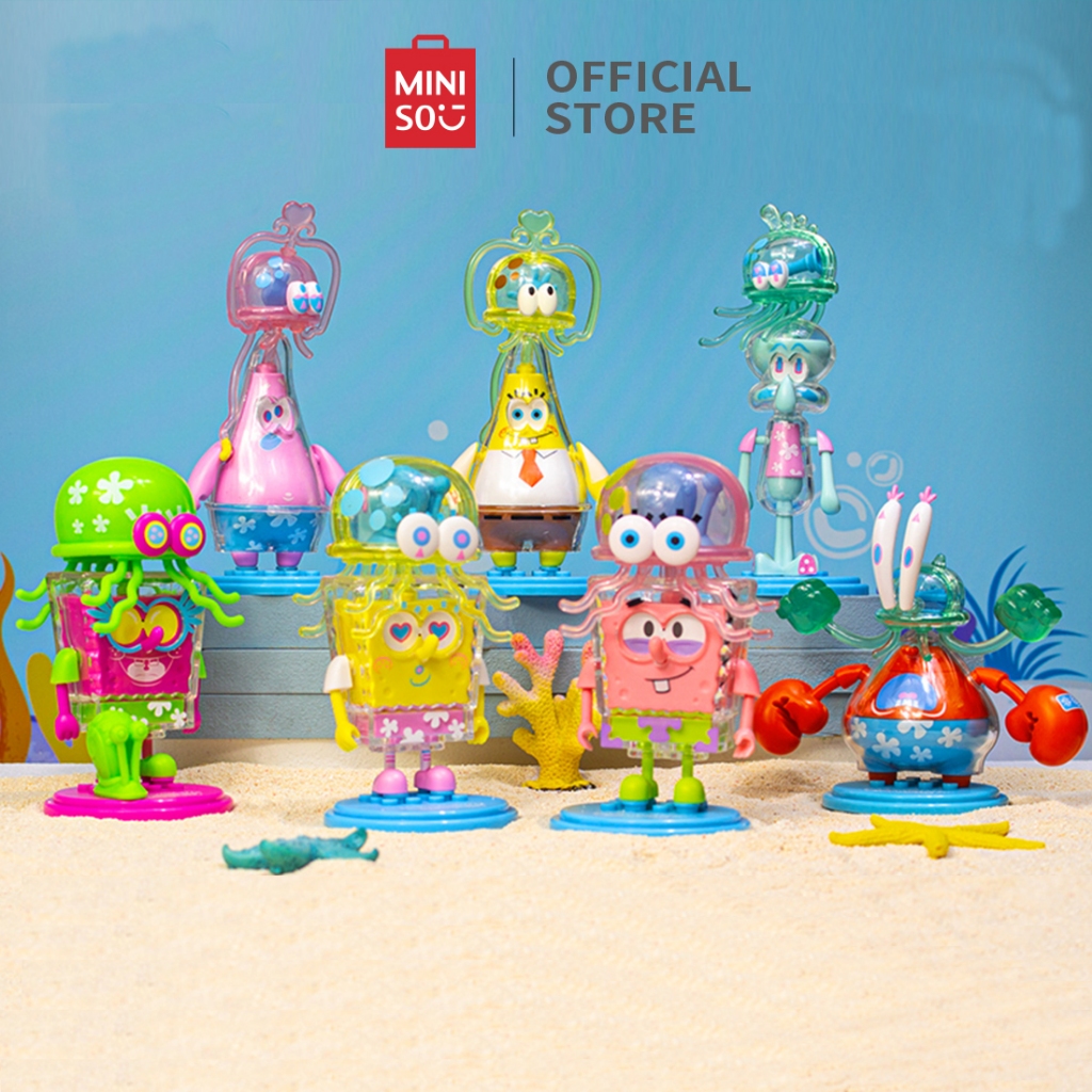 Miniso x Spongebob Figure Blind Box Candy Spongebob High Quality Cute ...